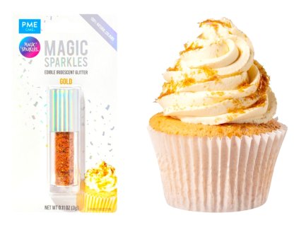 Jedlé trblietky Magic Sparkle Zlatá 3 g