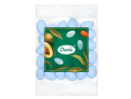 Mandle v baby blue kruste 100g