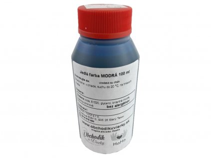 HOHO Jedlá farba modrá 100 ml