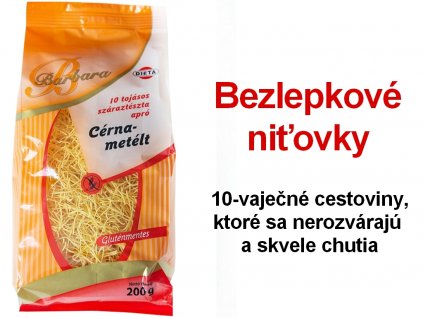 Bezlepkové niťovky 200 g 2