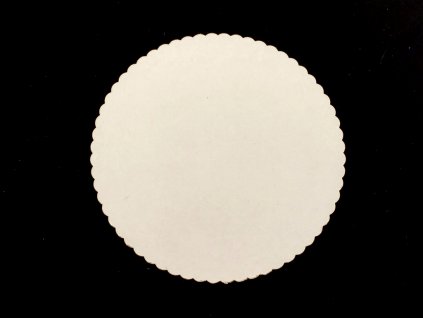 Podložka pod tortu kruhová biela tenká O 22 cm