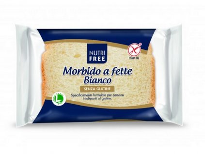 Bezlepkový krájaný biely chlieb Morbido a fette bianco NUTRI FREE 165g