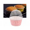 Košíček na muffin (cupcake) s ochranným plastovým krytom 2