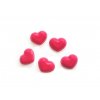 Čokoládová dekorácia SRDIEČKA ružové 20 ks