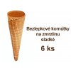 Bezlepkové kornútky na zmrzlinu sladké GLUTEN-FREE (PISA) 6 ks