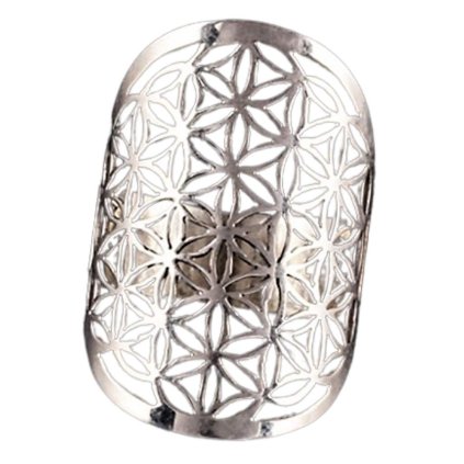 květ života prsten stříbro2