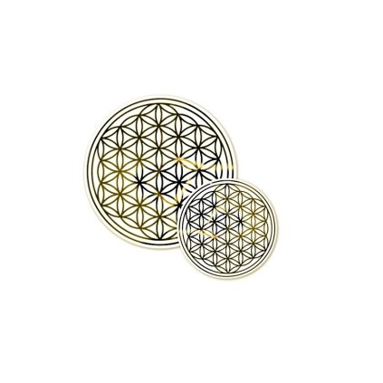 610 velmi kvalitni samolepky 4ks kvet zivota 3cm