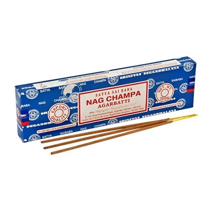 Satya NAG CHAMPA vonné tyčinky Indie 100g