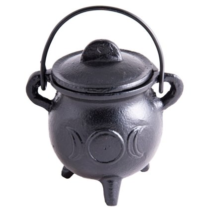 2236 3 kadidelnice litinovy kotlik wicca