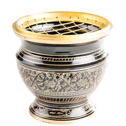 1090 1 miska k vykurovani se zlatymi ornamenty velka