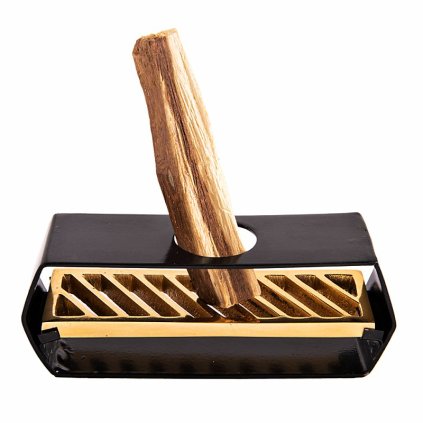 Palo Santo stojánek černo zlatý1