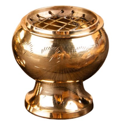 1696 2 vykurovaci miska mosaz