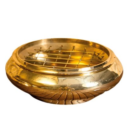 1699 1 vykurovaci miska z mosazi nizka