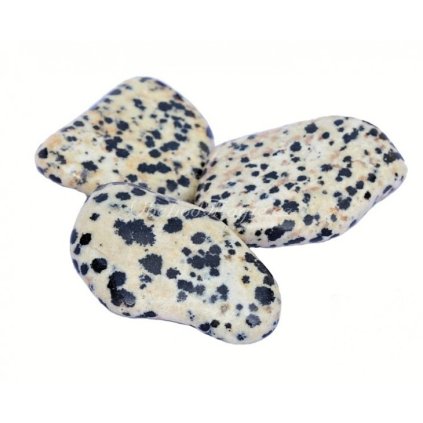 JASPIS DALMATIN, kámen, tromlovaný