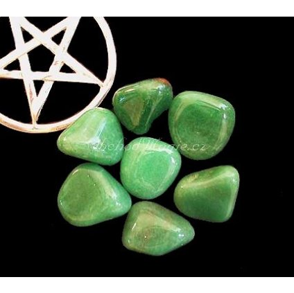 Avanturín zelený magická sada 7 kamenů
