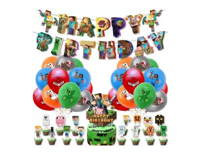 OPBH2285A velka narozeninova sada minecraft 72ks