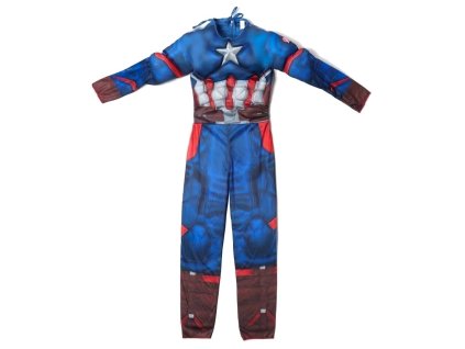 OPBH1492A detsky kostym svalnaty kapitan amerika 110 122 M