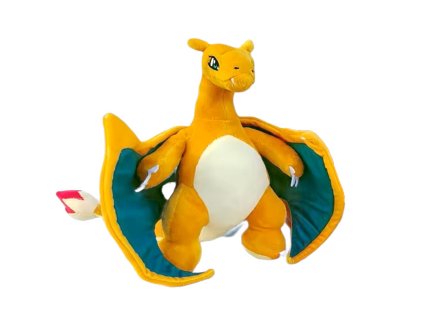 PHPL1866AA plysova hracka pokemon charizard s ohnem 23cm