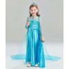 OPBH1846J detsky kostym elsa premium s vleckou a doplnky 122 128 l