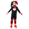 OPBH2230A detsky kostym sonic shadow s maskou a rukavicemi 104 110 s