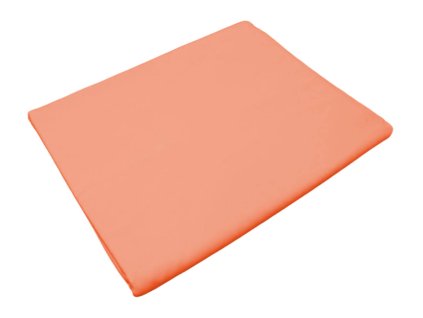 Bavlněná plachta do školky - Lososová bez gumy