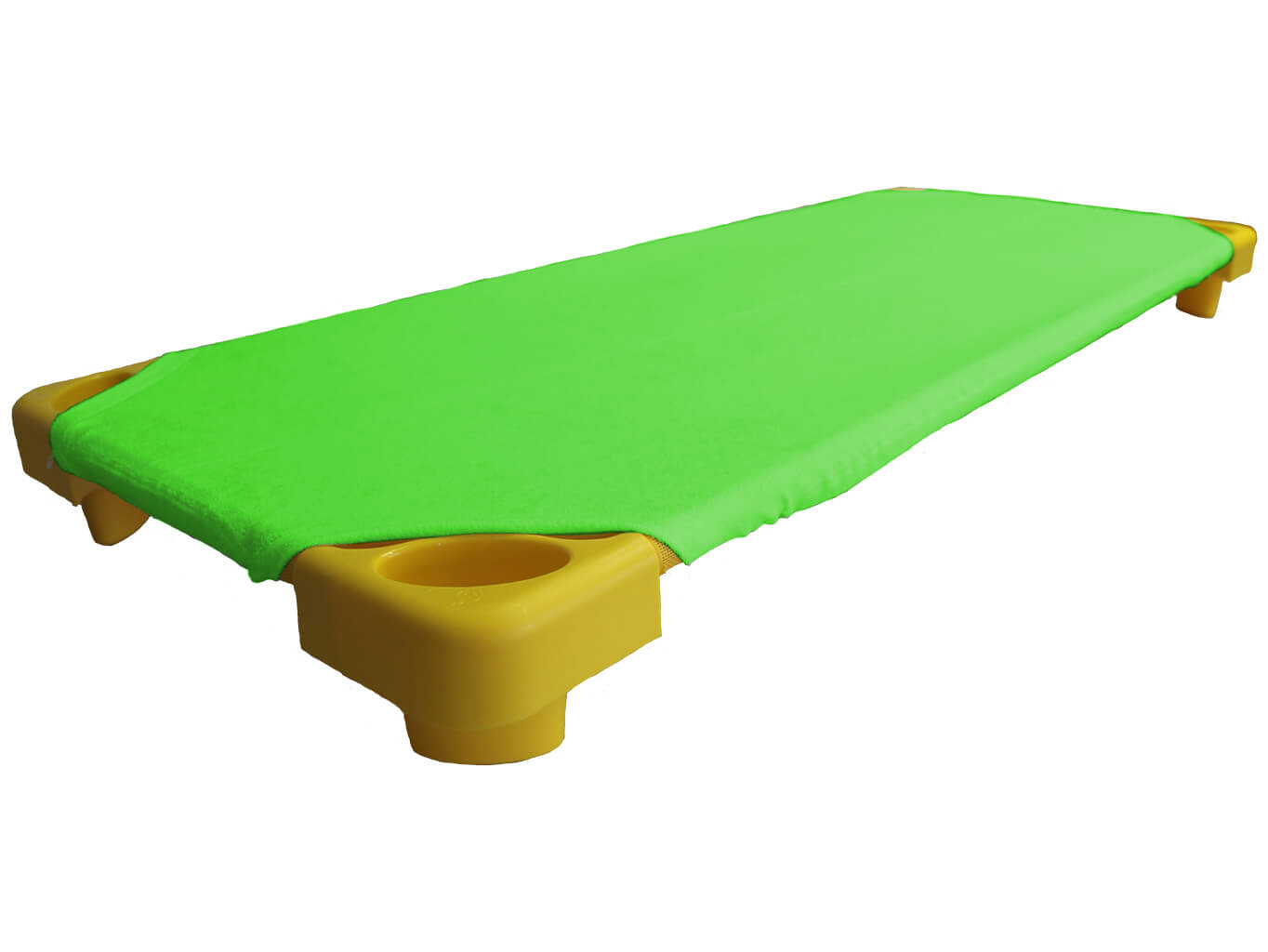 Pistáciové froté prostěradlo na lehátka do školky Rozměr:: 60 x 120 cm