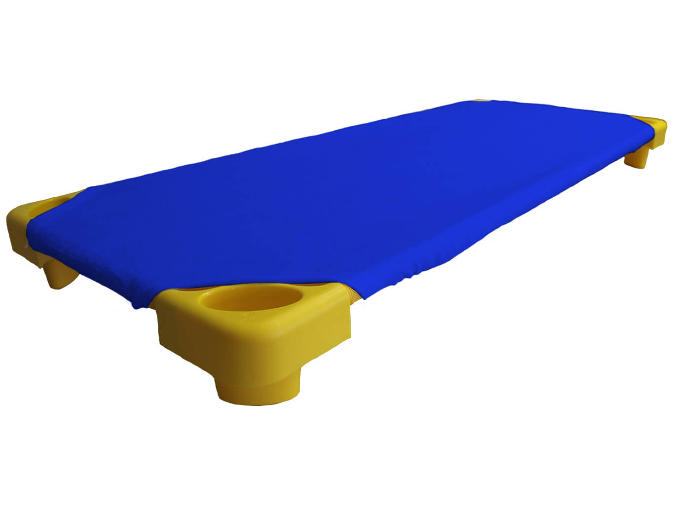 Královsky modré froté prostěradlo na lehátka do školky Rozměr:: 60 x 120 cm