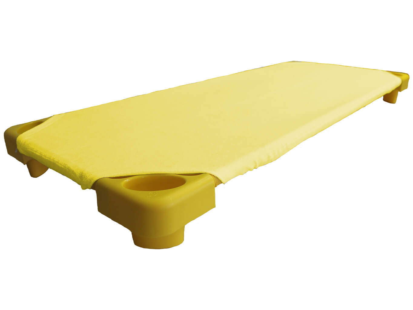 Banánové froté prostěradlo na lehátka do školky Rozměr:: 60 x 120 cm