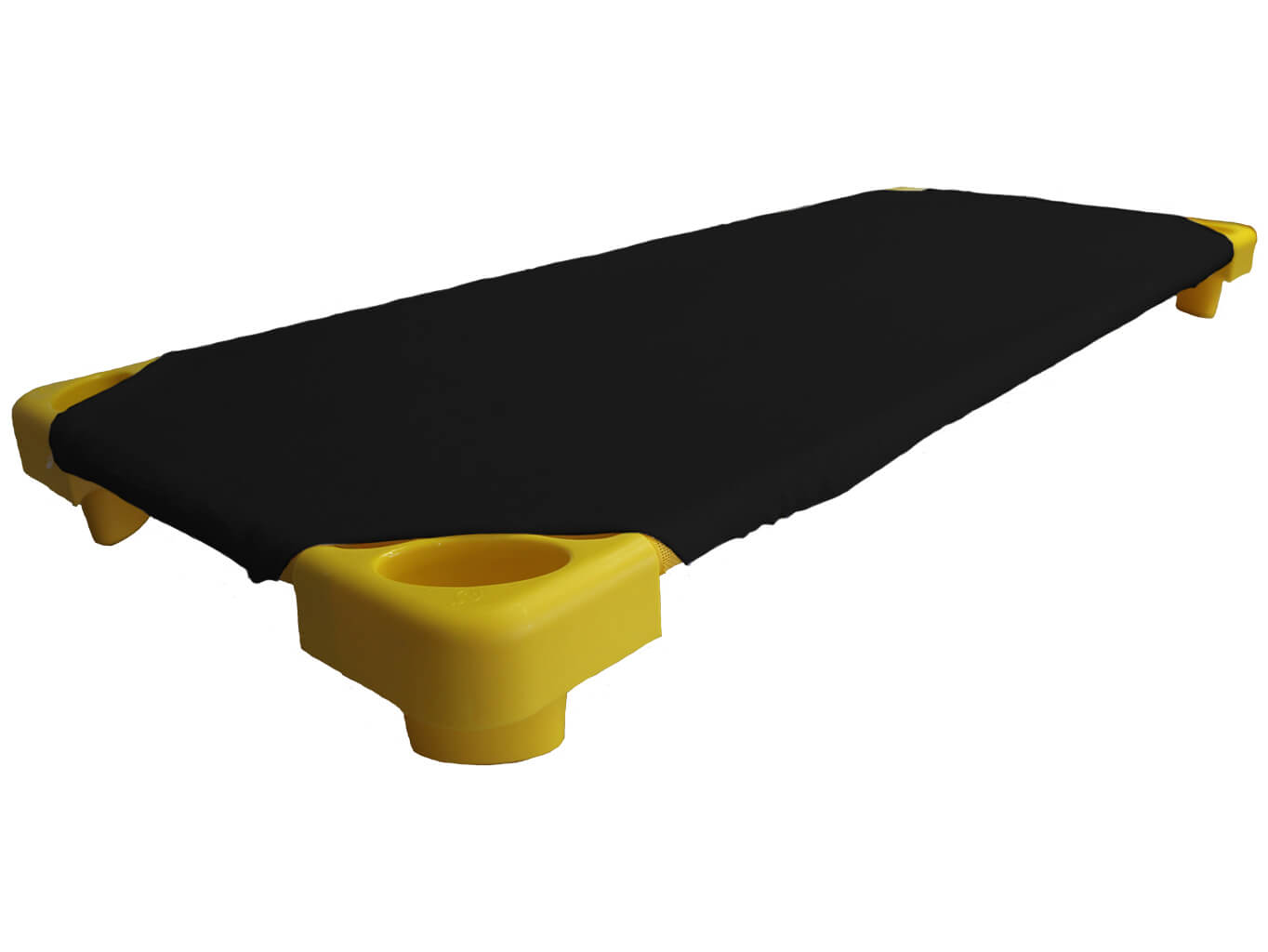 Černé froté prostěradlo na lehátka do školky Rozměr:: 60 x 120 cm