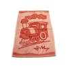 Obrázkový dětský ručník pro mateřské školy 30x50 cm Mašinka červená 1
