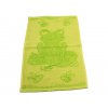 Obrázkový dětský ručník pro mateřské školy 30x50 cm Žabička zelená 1