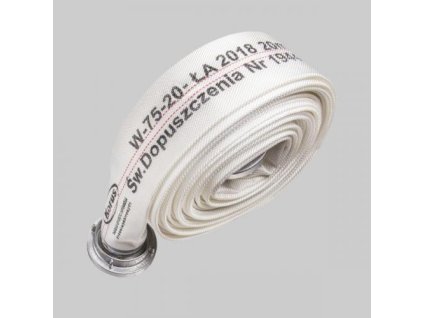 16806 zasahova hadica b75 20 m s al spojkami pvc vlozka