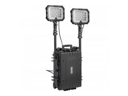 17793 prenosny osvetlovaci system s dvomi 40 ah hlavicami floodlight twin 36000 lm