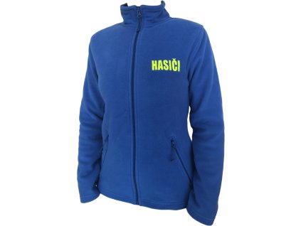 19107 mikina damska fleece na zips napisy hasici chrbat aj hrud