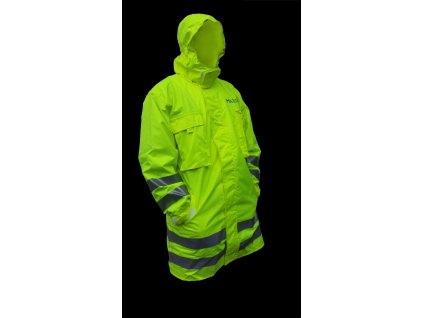 19146 kabat nepremokavy hivis zlty zatepleny