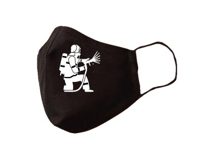 19362 rusko tvarovane dvojvrstvove cierne hasic silueta cb