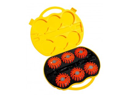 19503 signalny disk sada 6 ks v kufriku s nabijanie12v 220v