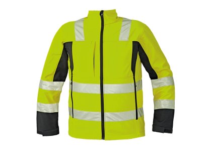 20439 malton softshellova bunda hivis zlta alebo oranzova