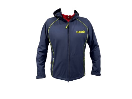 20520 softshellova bunda hasici 200 g m tmavomodra