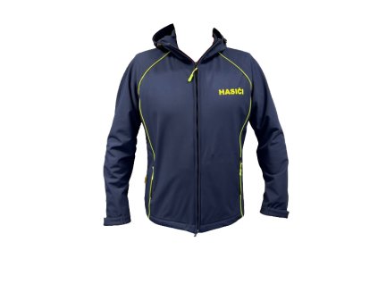 20523 softshellova bunda hasici 320 g m tmavomodra
