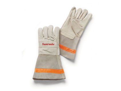 Tréningové rukavice, EN388, CAT I, hov.lícovka + nápis FEUERWEHR (Veľkosť 10)