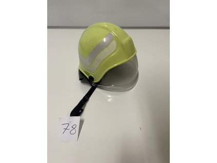 Zásahová prilba PAB 03 s čírym štítom , okuliarmi, zátylníkom, 78