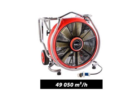 Electric firefighting blower fan ES245 folded