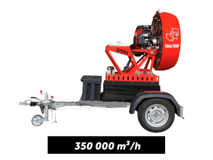 Firefighting large flow fan EASY 2000 trailer mounted