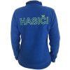 19107 1 mikina damska fleece na zips napisy hasici chrbat aj hrud