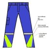 UBO nohavice reflexy HiVis 2