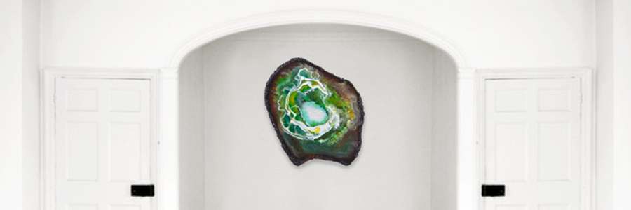 Geode Art - nerosty z pryskyřice