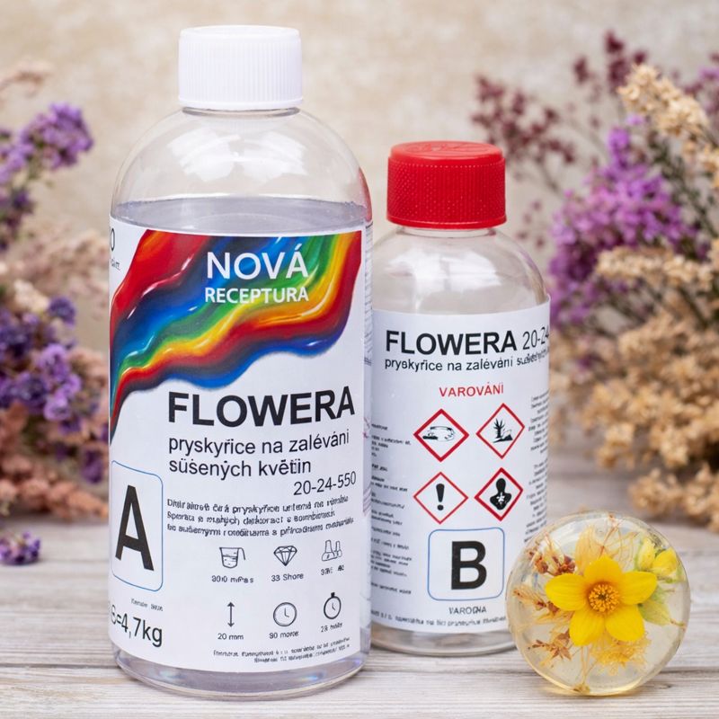 Epoxidové pryskyřice řady FLOWERA