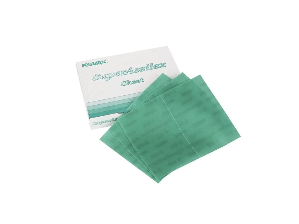 Smirkový papír pro ruční broušení 72x125 mm Assilex 10 zrno K1000 2 ks