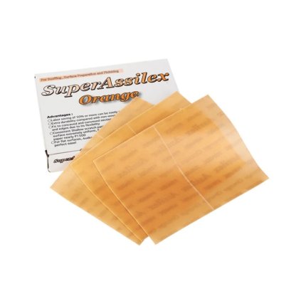 Smirkový papír pro ruční broušení 72x125 mm Assilex 12 zrno K1200 2 ks